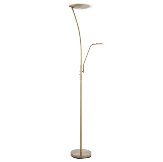 Antique Brass Mother and Child Floor lamp - ID 9888