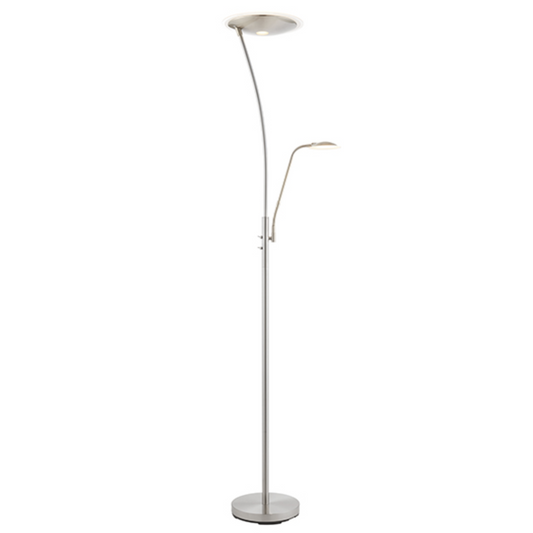 Satin Chrome Mother and Child Floor lamp - ID 10672