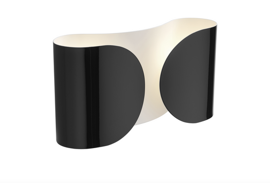 FLOS Foglio Black Nickel Wall Light