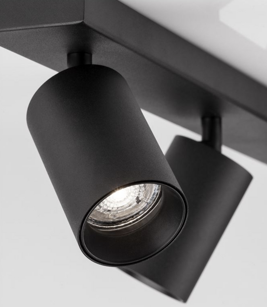 NL Black Double GU10 spotlight - ID 11054