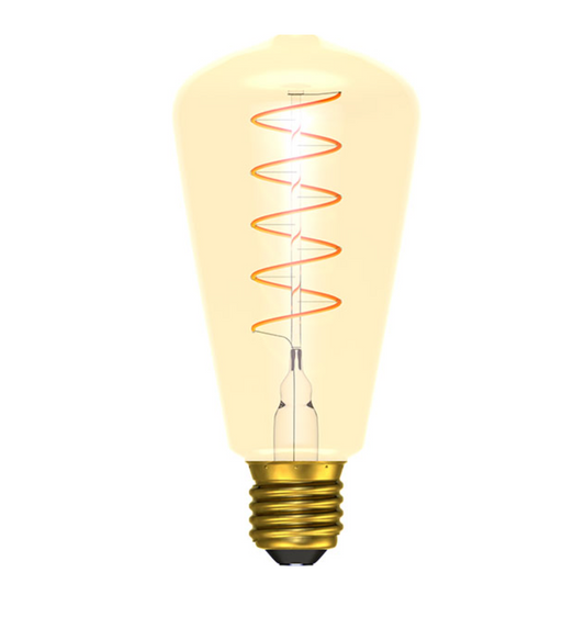 Vintage Twist Filament Lamp Warm White 4W LED E27 - ID 9697