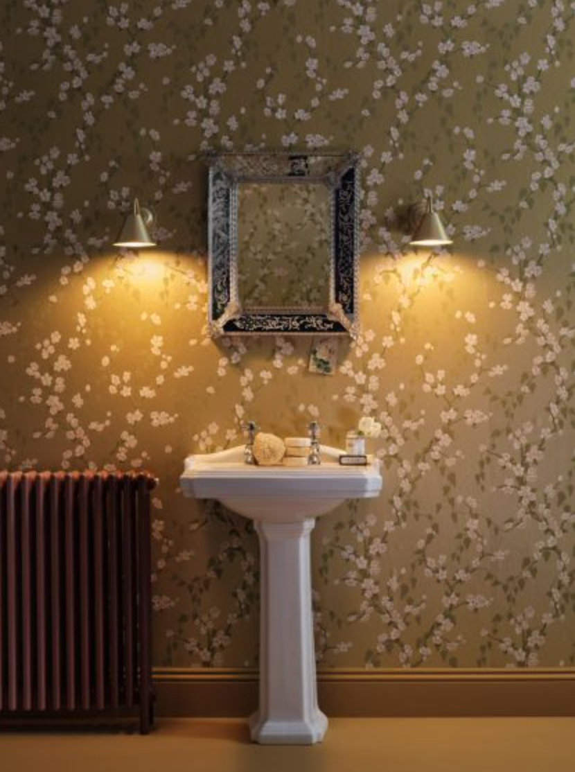AVO Solid Brass Bathroom Wall Light In Butter Brass Finish - ID 11189