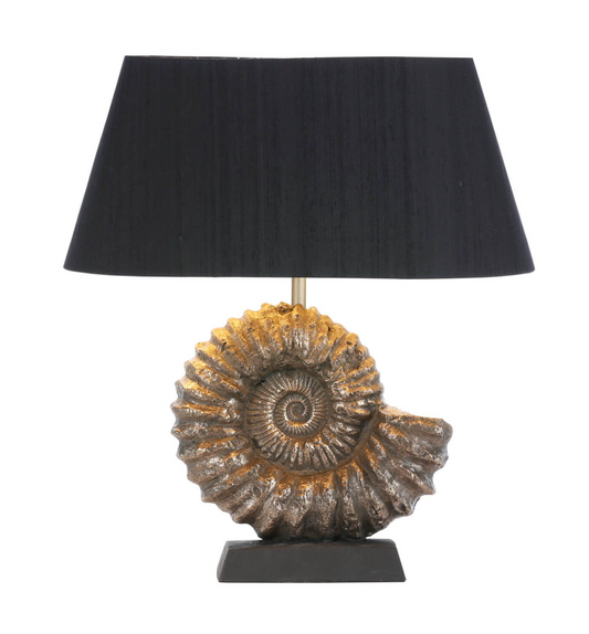 Ammonite Bronze Table Lamp Base Only - ID 11369