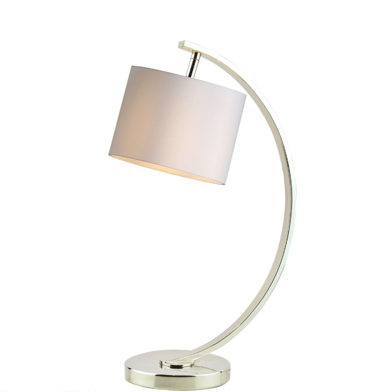 Chrome Desk Lamp with WHITE Shade - ID 11528 – The Lighting Centre ...