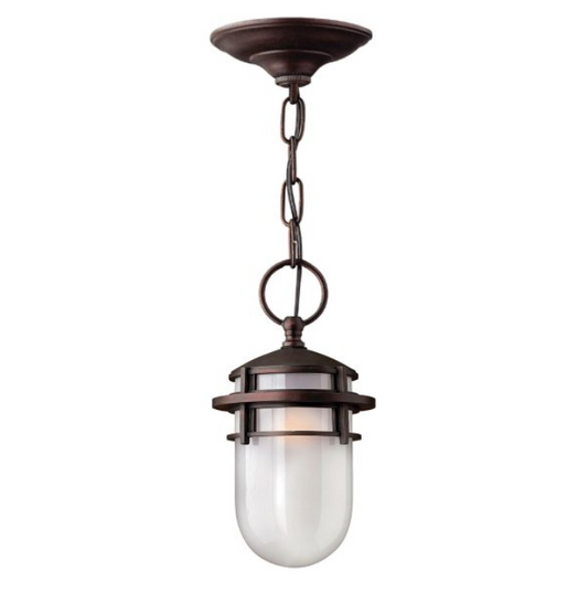 1 Light Outdoor Chain Lantern Victorian Bronze - ID 11767