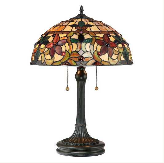 EFL KAM Tiffany Vintage Bronze Table Lamp - ID 11967