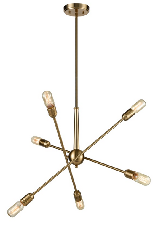 Vintage CENT Ceiling 6 Light - ID 11979