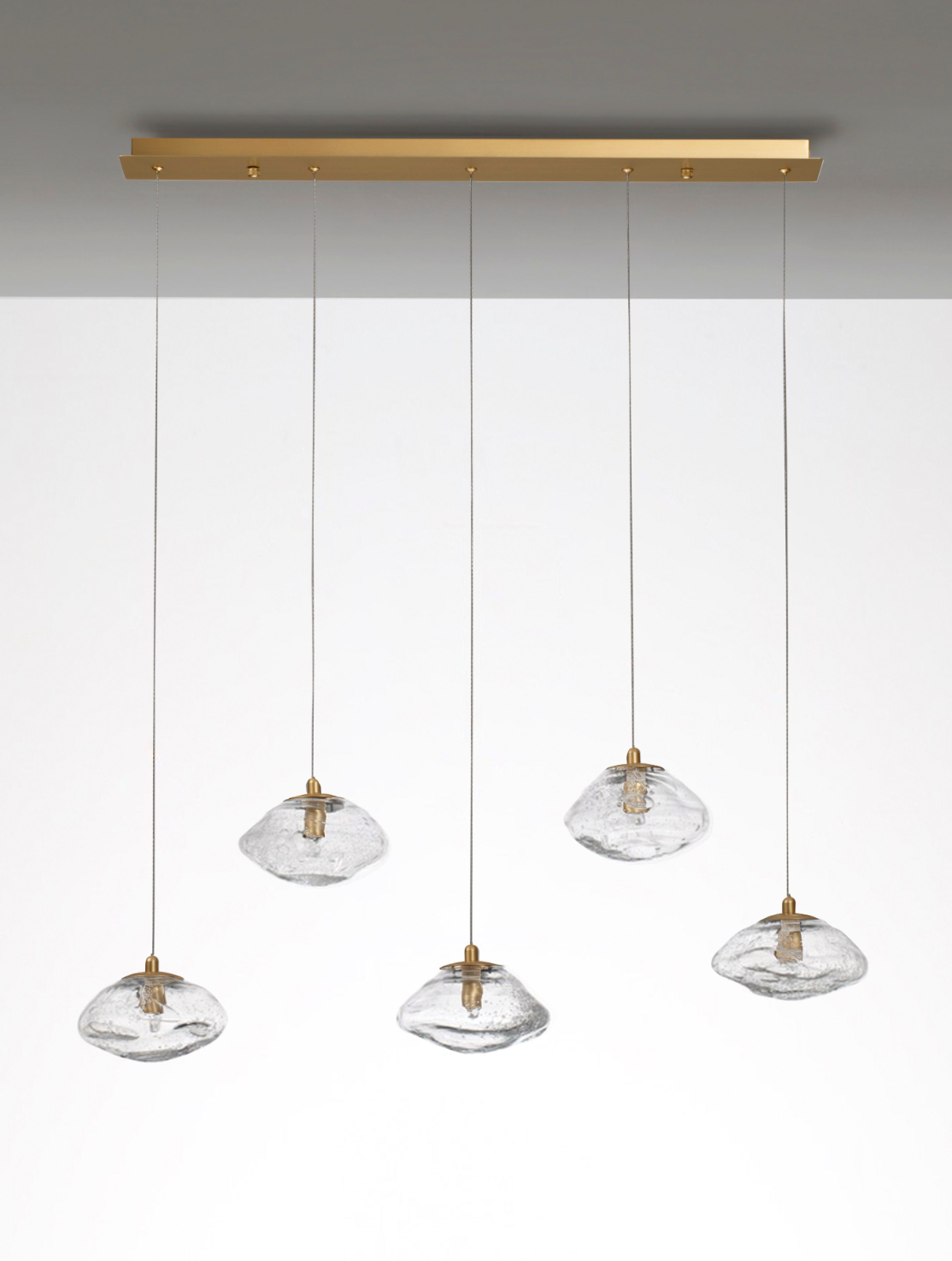 KIN 5lt Linear Pendant Brass Gold - ID 11945