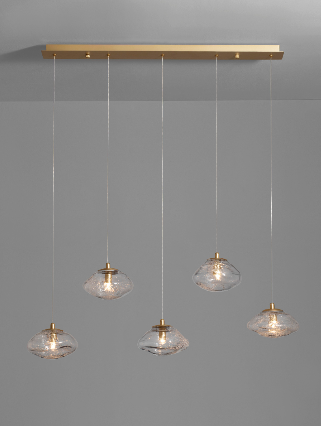 KIN 5lt Linear Pendant Brass Gold - ID 11945