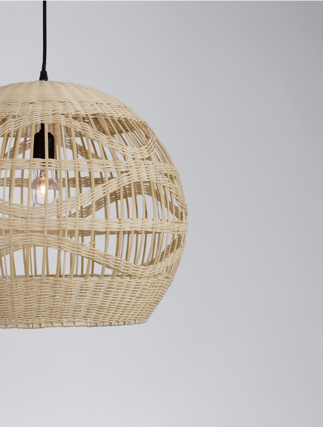 MAR Natural Rattan Pendant - ID 11986