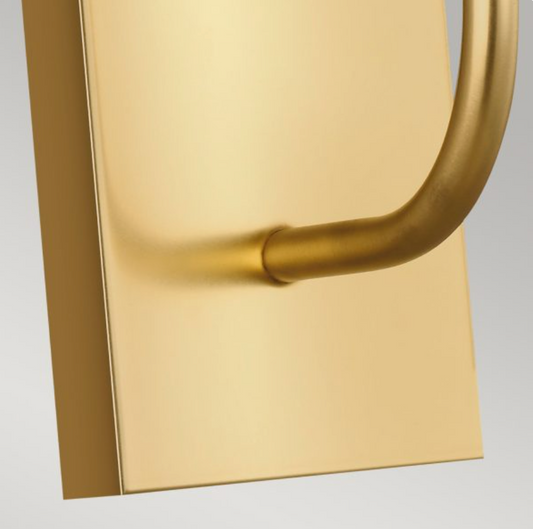 Elegant Single Wall Light in Burnished/Brushed Brass - ID 10963