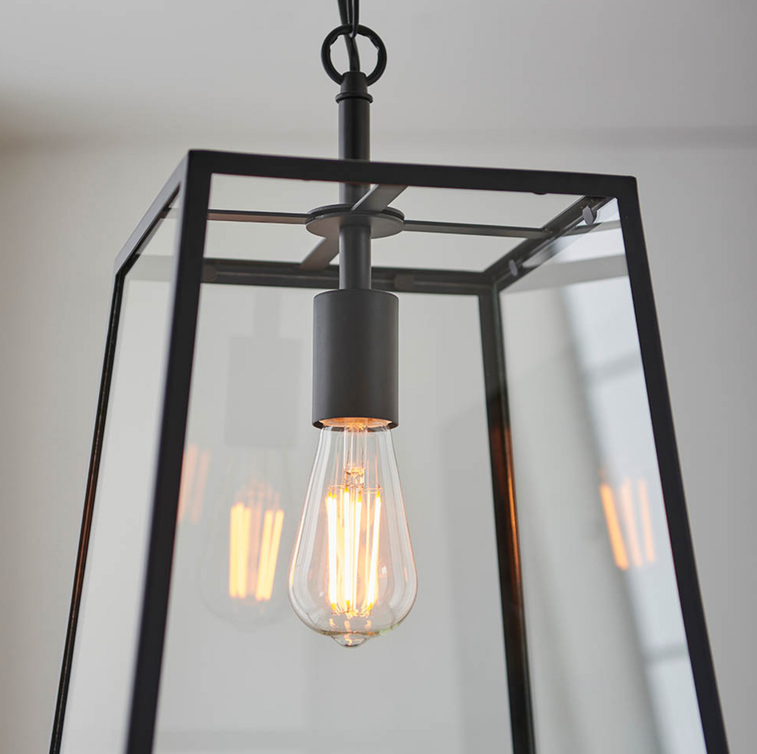 Matt Black Box Lantern - ID 12035 – The Lighting Centre Guildford LTD Matt Black Box Lantern - ID 12035 – The Lighting Centre Guildford LTD