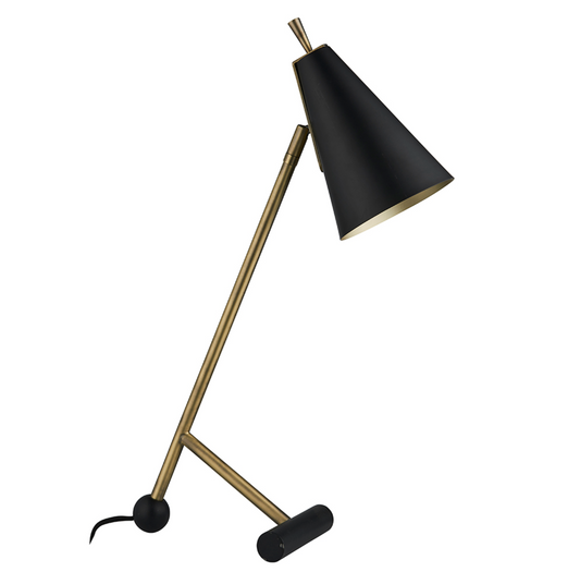 Cone Matt Black Black Desk Lamp - ID 11380