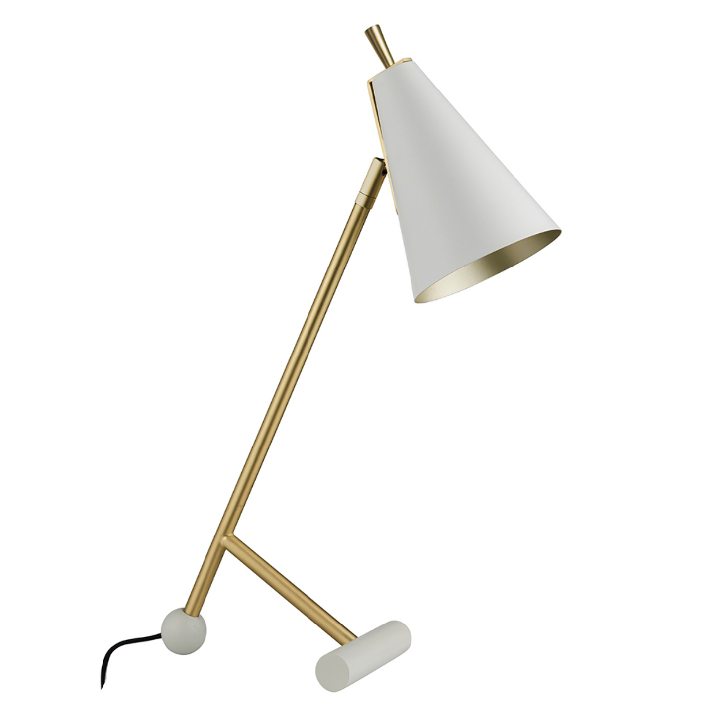 Cone Matt White Desk Lamp - ID 12067