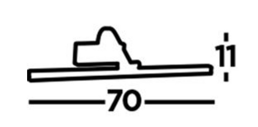 TGL Bilbao picture light 70cm black & gold cat code - ID 13352