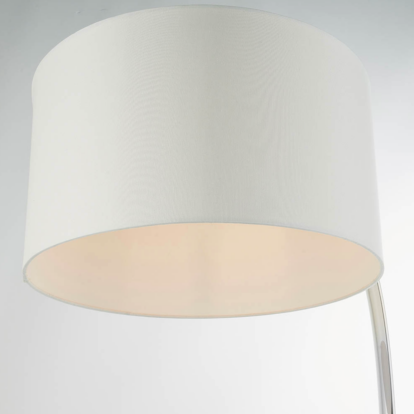 Elegant Arched Floor Lamp, Nickel - ID 12151