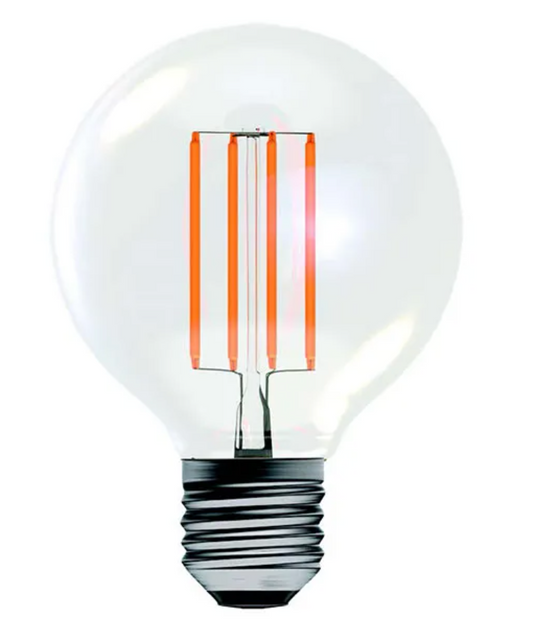 Small (8cm dia.) Clear Globe Lamp 2700K Warm White 4W LED E27