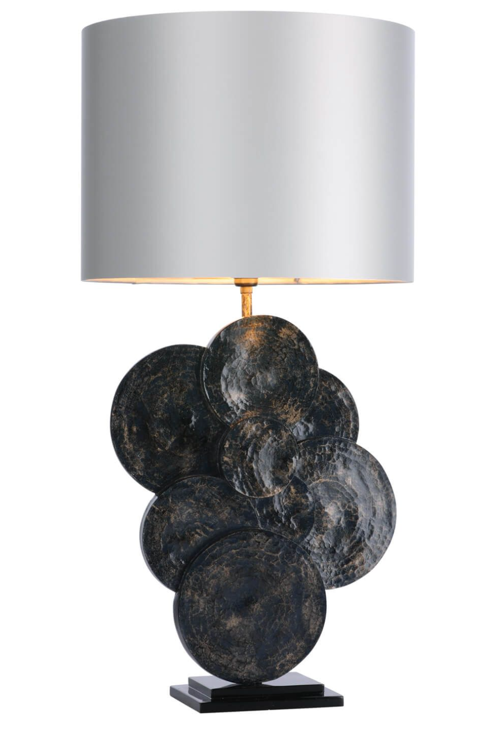 Table Lamp, Blue & Gold, Base Only - ID 12295