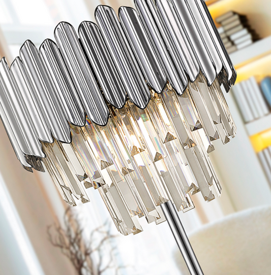 3Lt Floor Lamp, Chrome - ID 12350