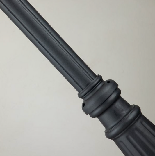 Outdoor Pillar Lamp Post, Black - ID 12375