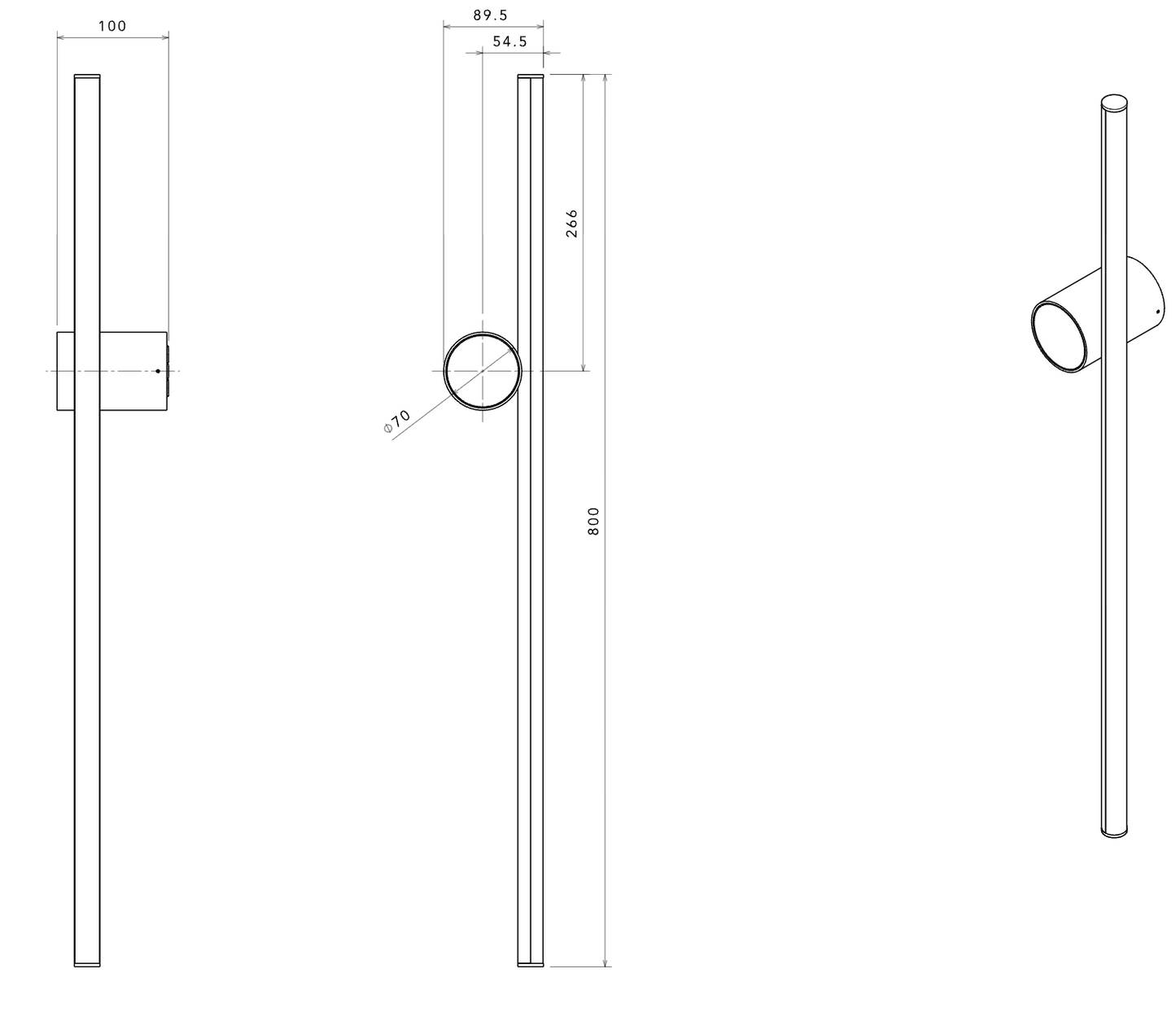 FLOS COOR W1 Wall Light - Colour Options