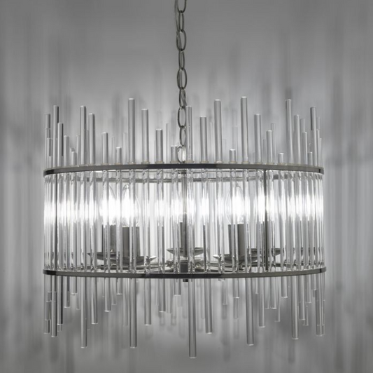 Richmond Glass Rod Chandelier - ID 8587