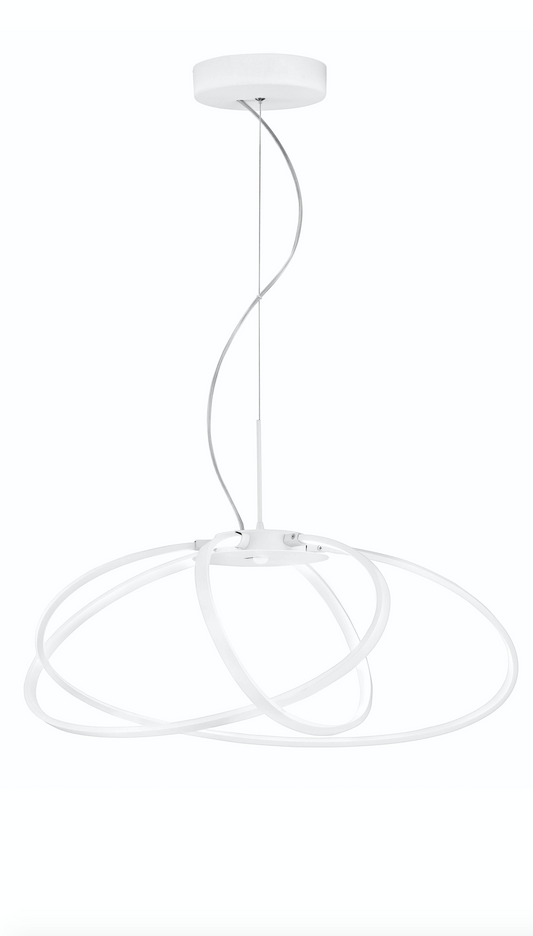 Newington White Aluminium LED Pendant - ID 8595