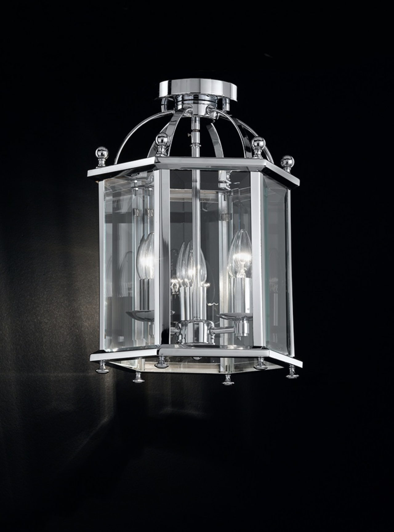 Newtonmore 3 Lamp Flush Lantern - ID 9316