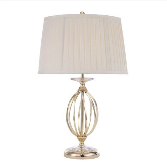 Knot Twist Table Lamp In Polished Brass - ID 9390
