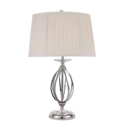 Knot Twist Table Lamp In Polished Nickel - ID 9391