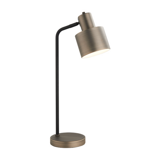 Bronze & Matt Black Table Lamp - ID 9647