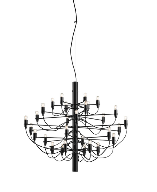 FLOS 2097/30 Suspension In Matt Black With Clear LED Bulbs Included - ID 9892