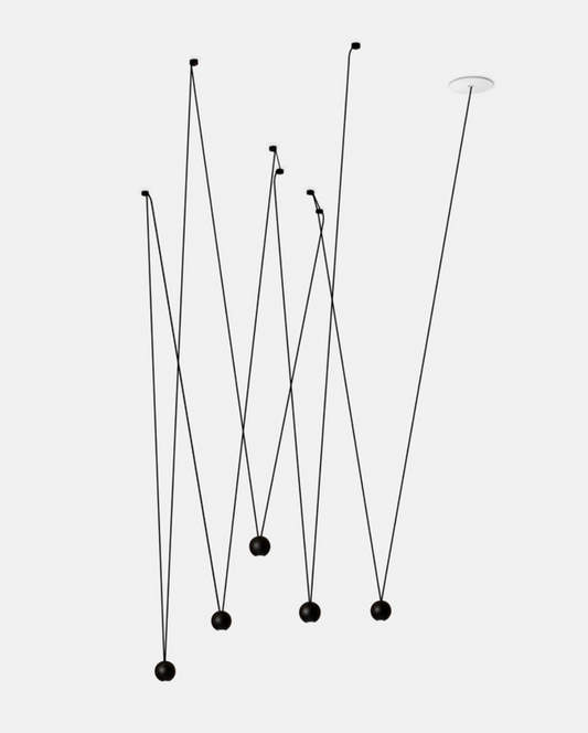 Mini Sphere 5 Multi Pendant Black - ID 9932