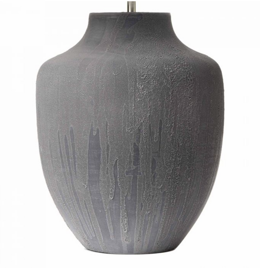 Textured Grey Table Light Base Only - ID 6596