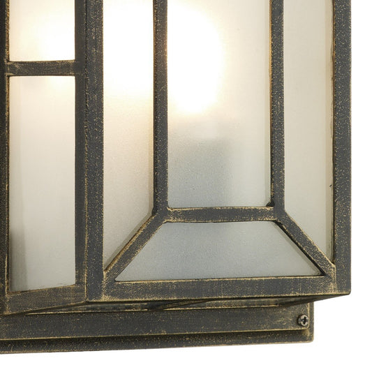 Trent Black Gold Wall Bracket - London Lighting - 2