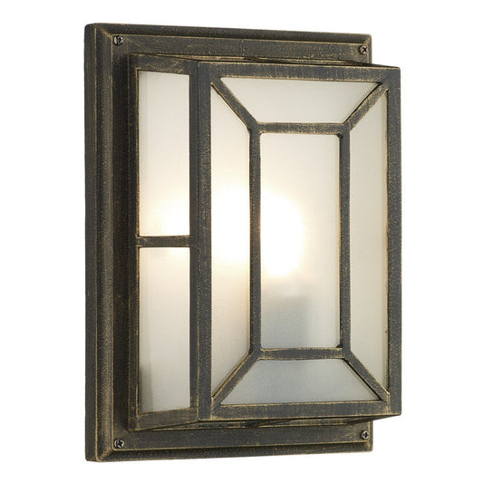 Trent Black Gold Wall Bracket - London Lighting - 1
