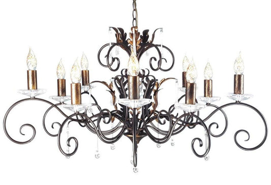 Amarilli 10 Arm Chandelier - London Lighting - 2