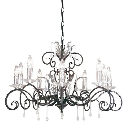 Amarilli 10 Arm Chandelier - London Lighting - 1