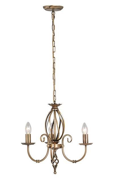 Artisan 3 Arm Chandelier - London Lighting - 1
