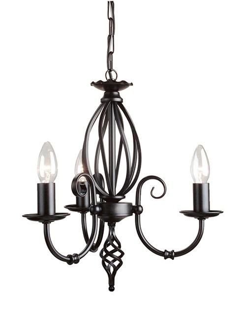 Artisan 3 Arm Chandelier - London Lighting - 2