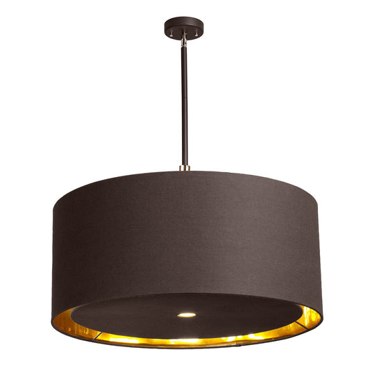 Balance Extra Large Pendant Light Brown and Polished Brass