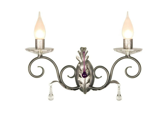 Amarilli 2Lt Bathroom Wall Light Bronze/Gold - London Lighting - 1