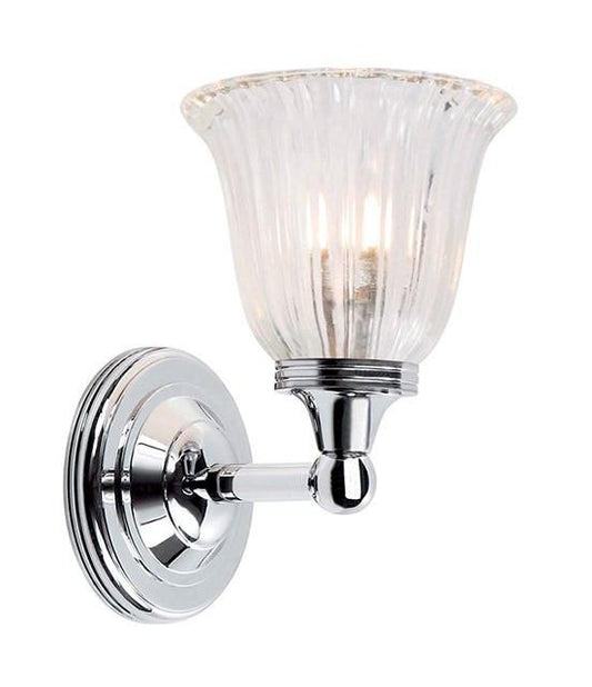 Austen1 Bathroom Wall Light in Polished Chrome - London Lighting - 1