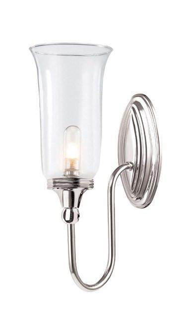 Blake2 Bathroom Wall Light in Polished Nickel - London Lighting - 1