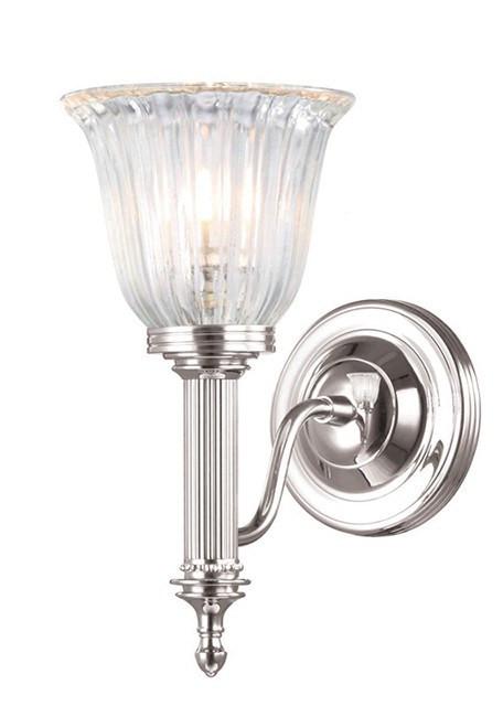 Bathroom Carroll1 Polished Nickel - London Lighting - 1