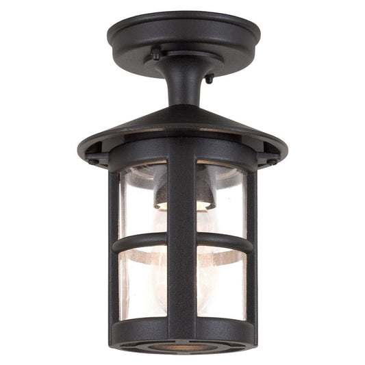 Hereford Grande Wall Down Lantern Black - London Lighting - 1