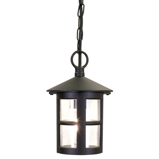 Hereford Ridgid Tube Lantern 235mm Black - London Lighting - 1