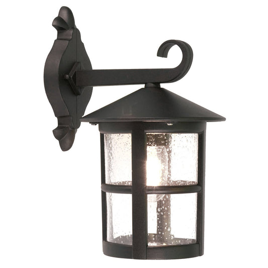 Large Oxford Black Outdoor Wall Light - ID 5049