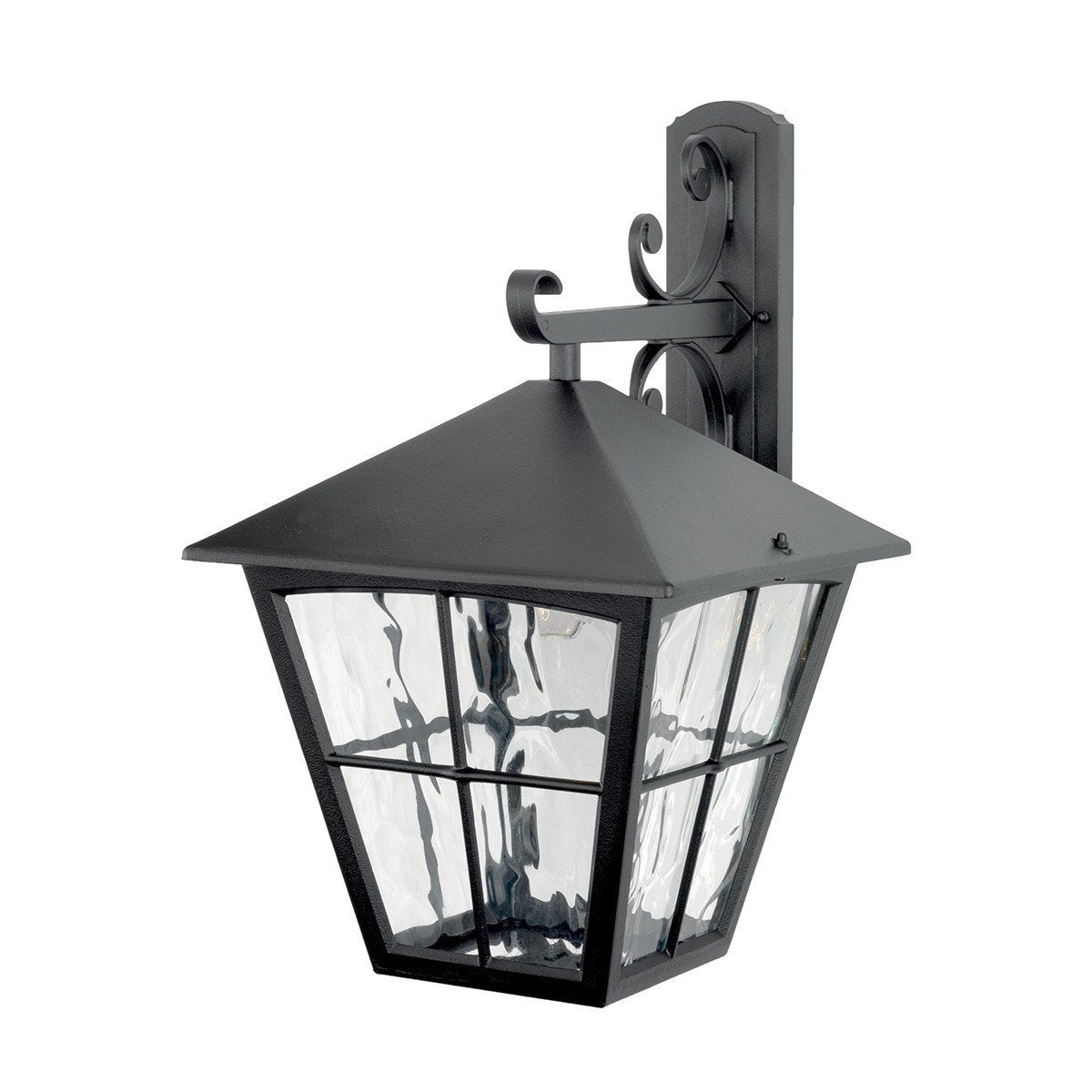 Edinburgh Wall Down Lantern Black - London Lighting - 1