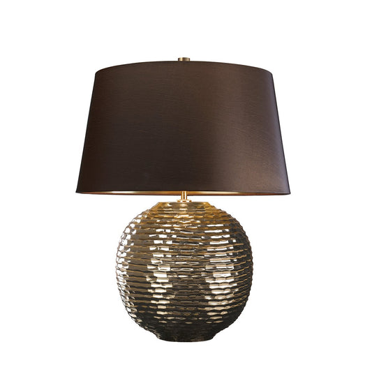 Chinbrook Gold Coloured Table Lamp c/w shade - ID 8324